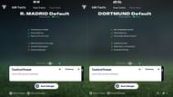 The playing style of the two teams (Image via EA)